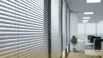 Modern office interior with commercial blinds