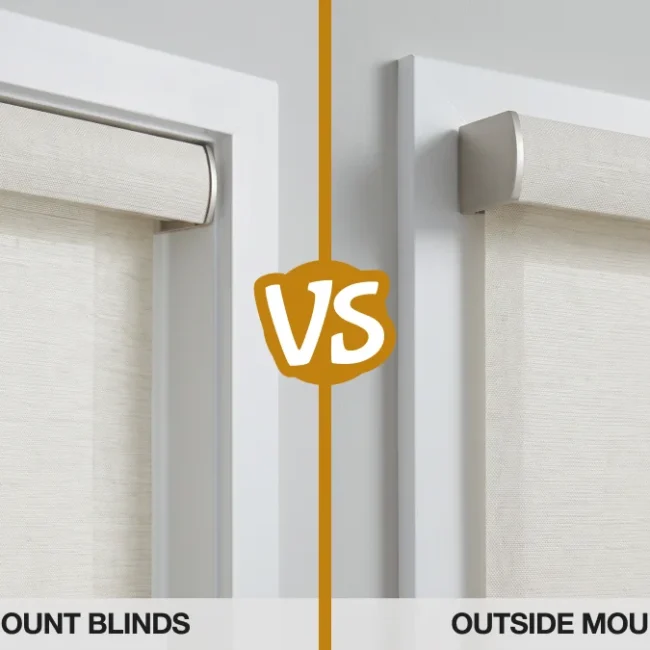 Inside vs Outside Mount Blinds