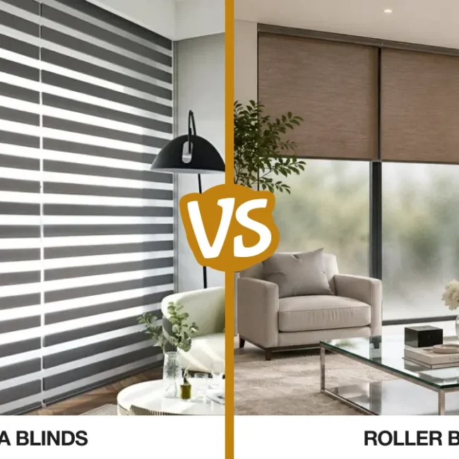 Zebra Blinds vs Roller Blinds